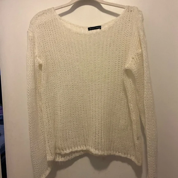 Brandi Melville White Knit Sweater - Picture 2 of 4